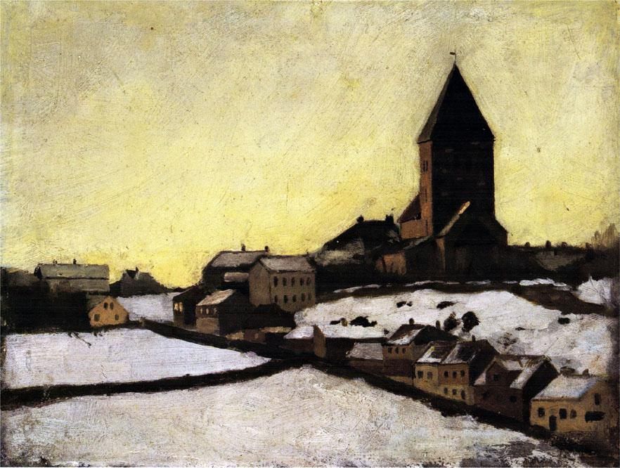 Edvard Munch Old Aker Church